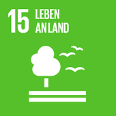 Logo für das Nachhaltigkeitsziel 15: Leben an Land
